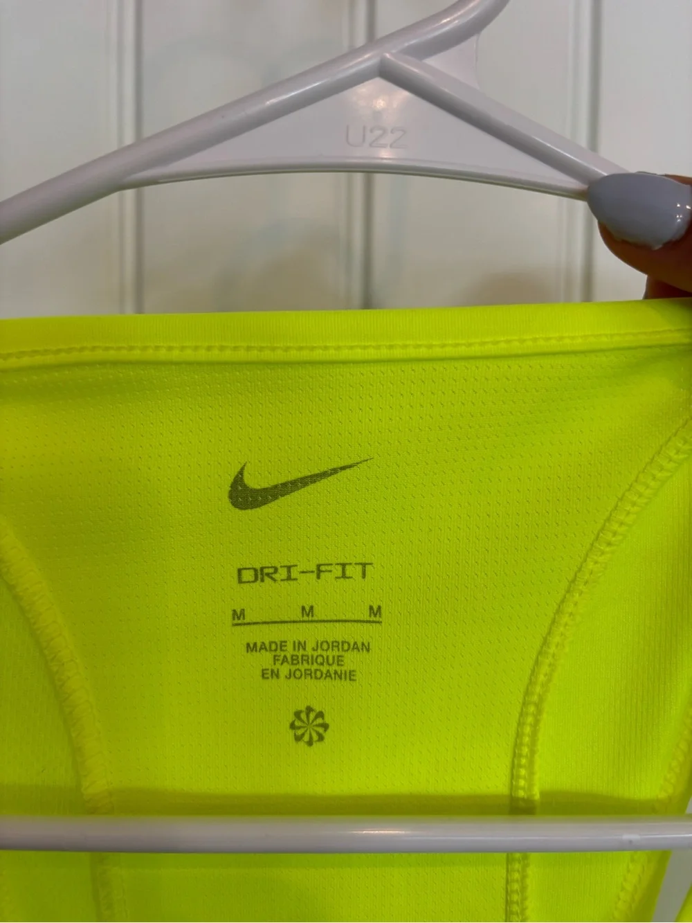 Nike Neon Yellow Sleeveless Dri-FIT Training Tank - Picture 4 of 4